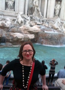 In front of the Trevi Fountain, Rome