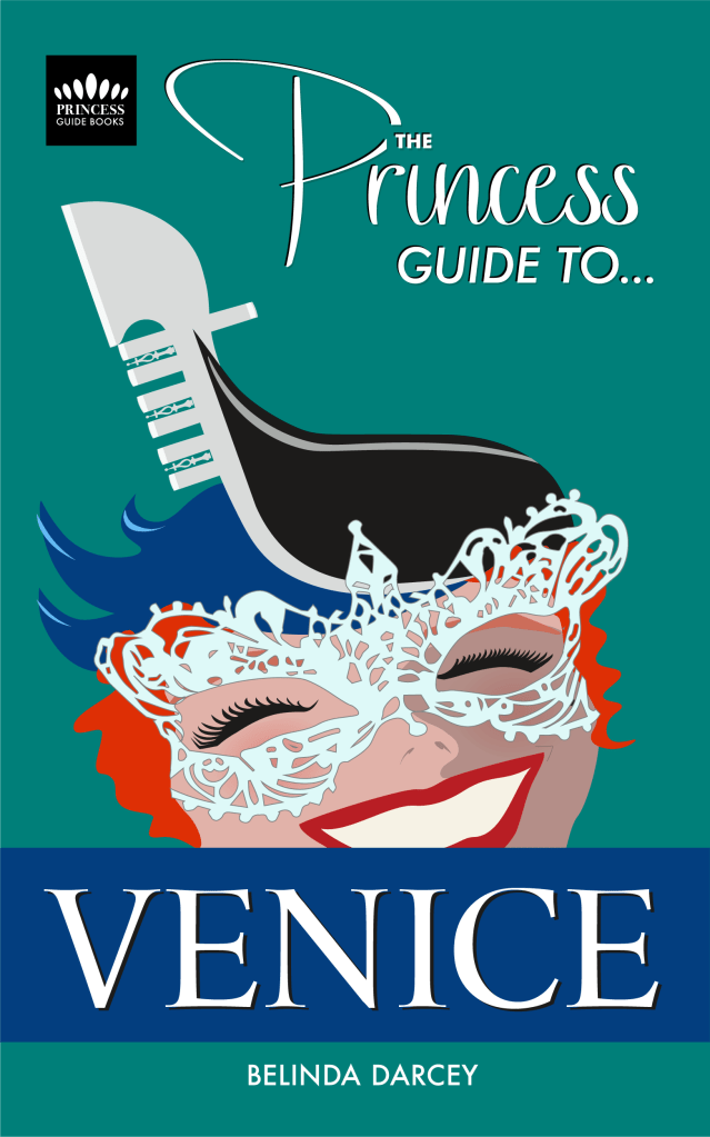 Colour rendering of Venice cover, with a mask
